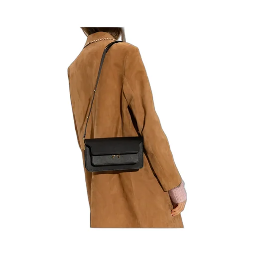 Marni New Trunk Foldover Top Shoulder Bag