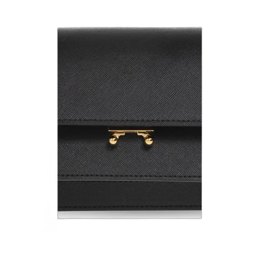 Marni New Trunk Foldover Top Shoulder Bag