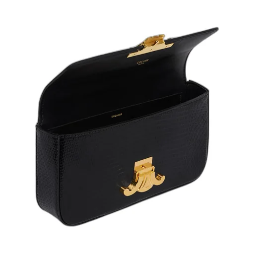 Chain Shoulder Bag Triomphe In Lizard
