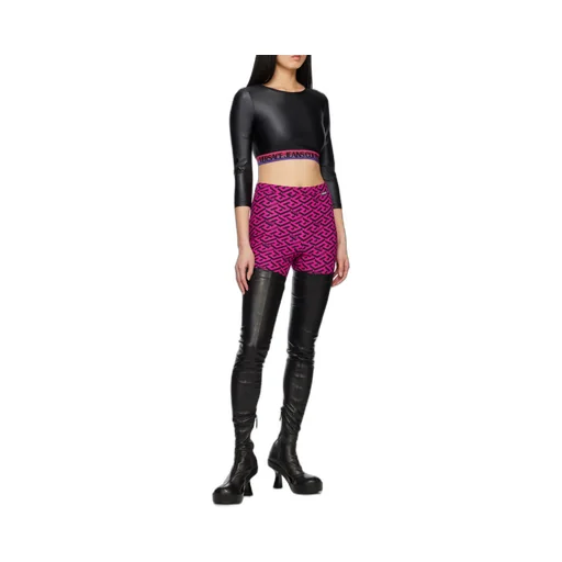 Versace Jeans Couture Crewneck Cropped Top