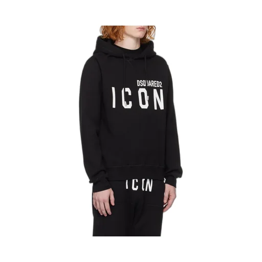 Dsquared2 Logo Printed Drawstring Hoodie