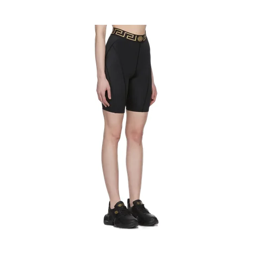 Versace Greca Border Knee-Length Cycling Shorts