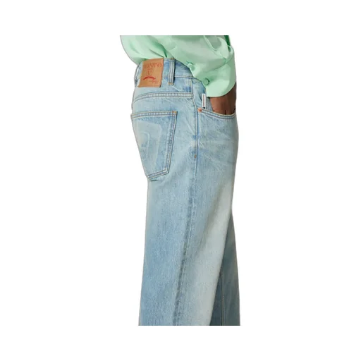 Valentino Logo Patch Mid-Rise Jeans