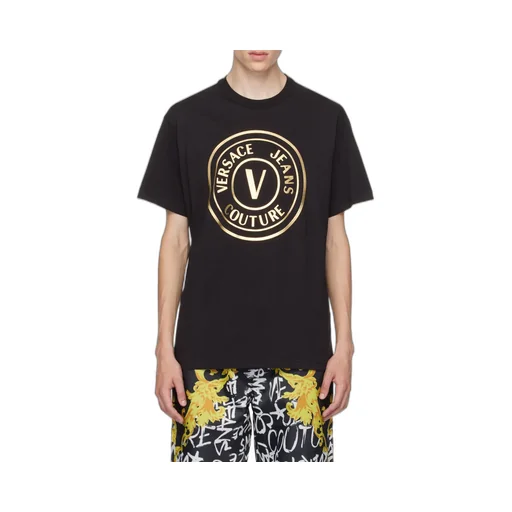 Versace Jeans Couture Logo-Printed Crewneck T-Shirt
