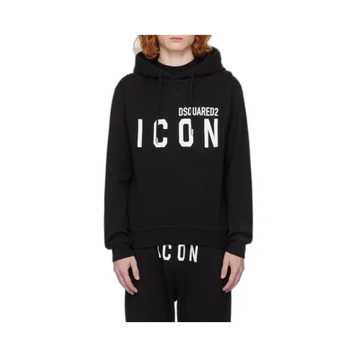 Dsquared2 Logo Printed Drawstring Hoodie