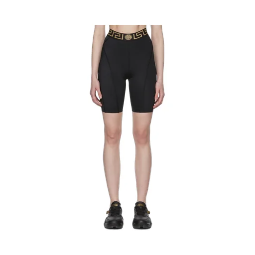 Versace Greca Border Knee-Length Cycling Shorts