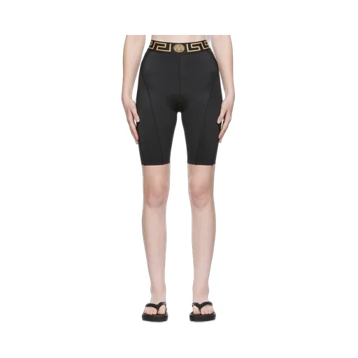 Versace Greca Border Knee-Length Cycling Shorts