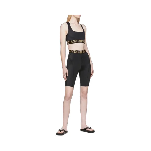 Versace Greca Border Knee-Length Cycling Shorts