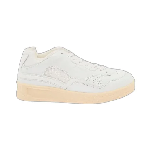 Jil Sander Logo Detailed Lace-Up Sneakers