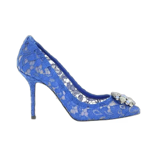 Dolce & Gabbana Taormina Lace Embellished Pumps