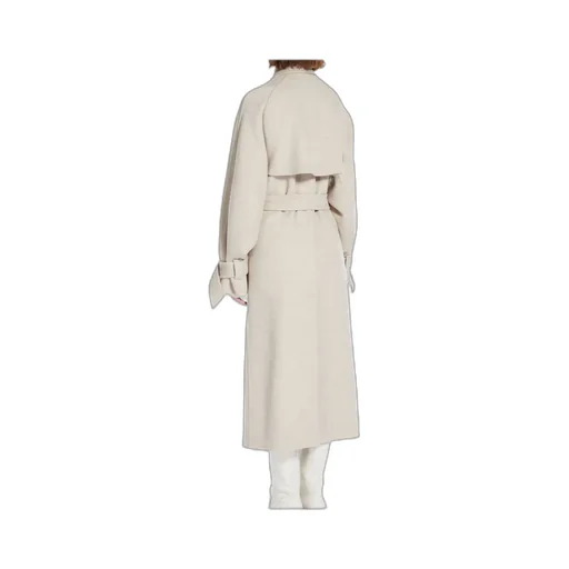 Belted-Waist Cashmere Coat