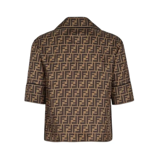 Fendi Ff Monogrammed Short-Sleeve Pyjamas Set