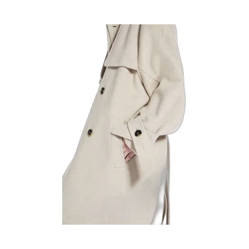 Belted-Waist Cashmere Coat