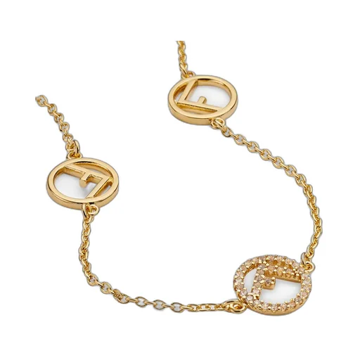 Fendi F Is Fendi Embellished Necklace