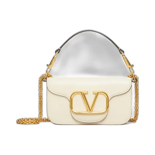 Valentino Locò Foldover Top Shoulder Bag