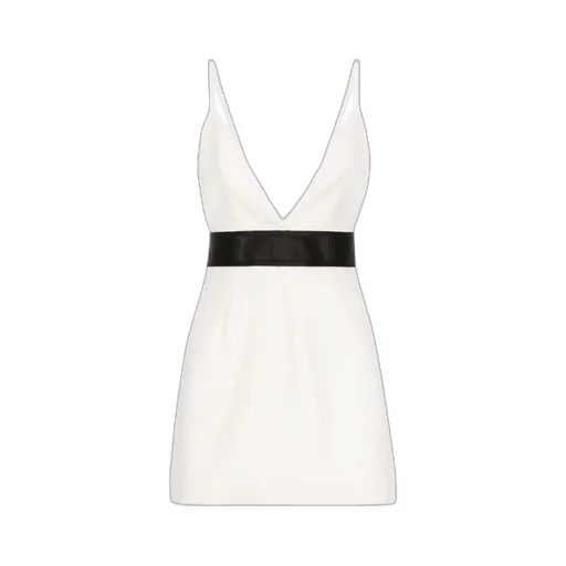 Dolce & Gabbana V-Neck Sleeveless Mini Dress