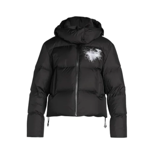Off-White Scribbled Arrows Hooded Down Jacket