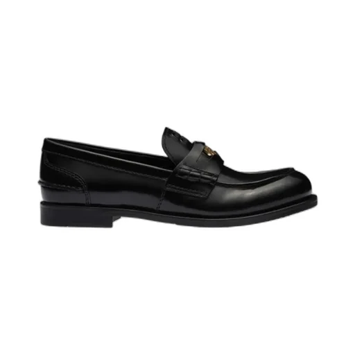 Miu Miu Round Toe Penny Loafers