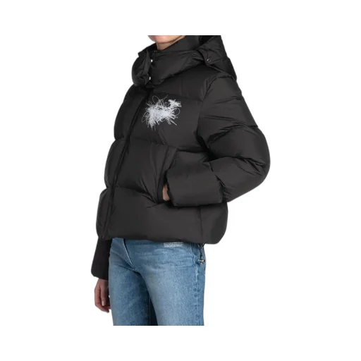 Off-White Scribbled Arrows Hooded Down Jacket