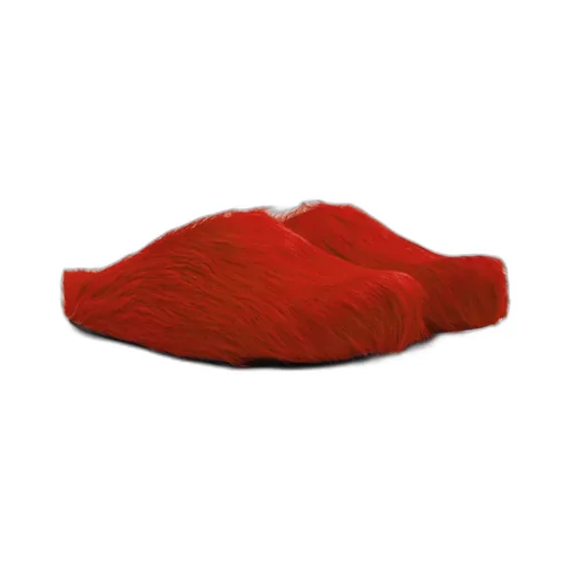 Marni Round Toe Slip-On Slippers