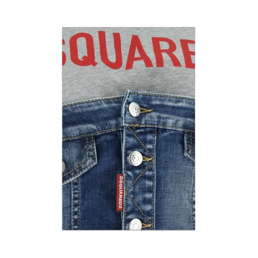 Dsquared2 Panelled Drawstring Hoodie Dress