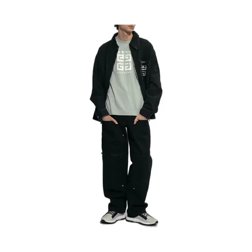 Givenchy Faded 4G Logo Printed Crewneck T-Shirt