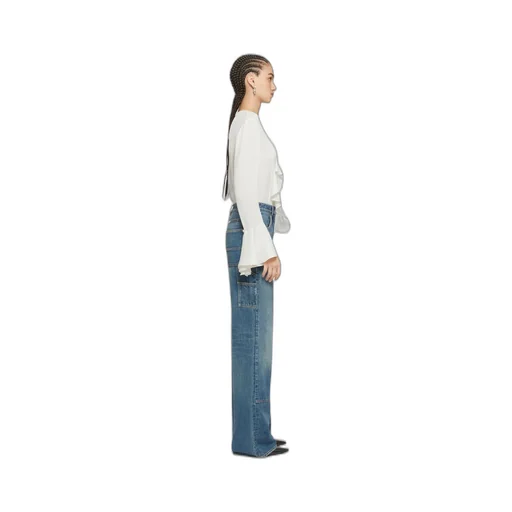 Givenchy 4G Pattern Ruffled Blouse
