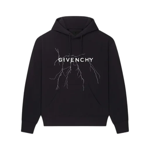 Givenchy Logo Printed Drawstring Hoodie