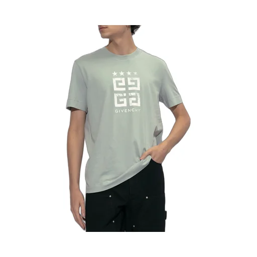 Givenchy Faded 4G Logo Printed Crewneck T-Shirt