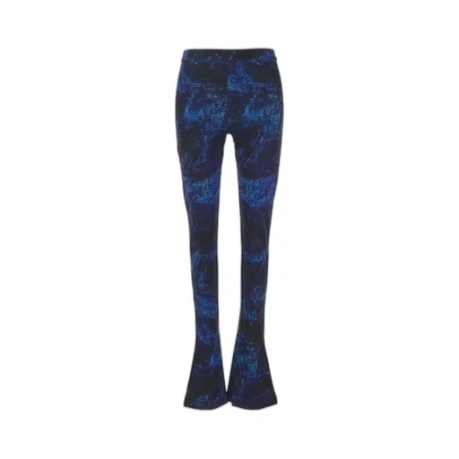 Off-White All-Over Patterned Flared Trousers