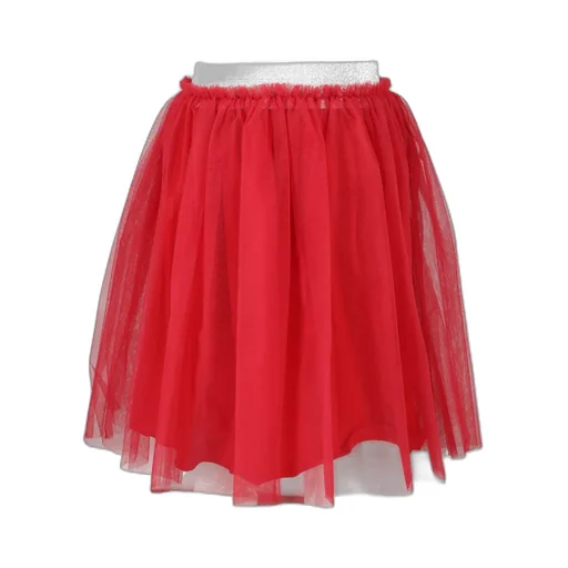 Il Gufo Giltter Detailed Tulle Skirt