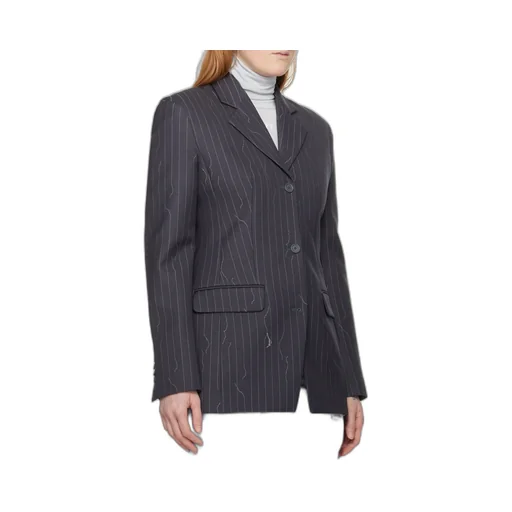 Off-White Single-Breasted Long-Sleeved Blazer