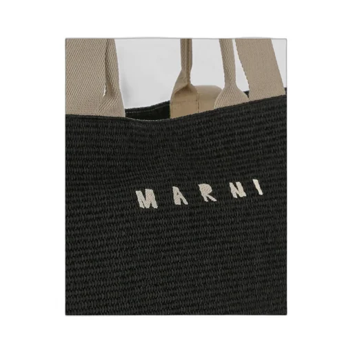 Marni Logo Embroidered Top Handle Bag
