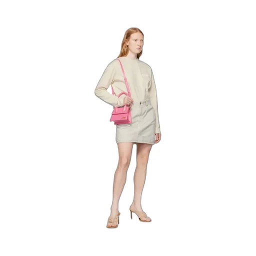 Jacquemus Le Chiquito Logo Lettering Mini Tote Bag