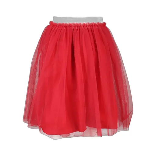 Il Gufo Giltter Detailed Tulle Skirt