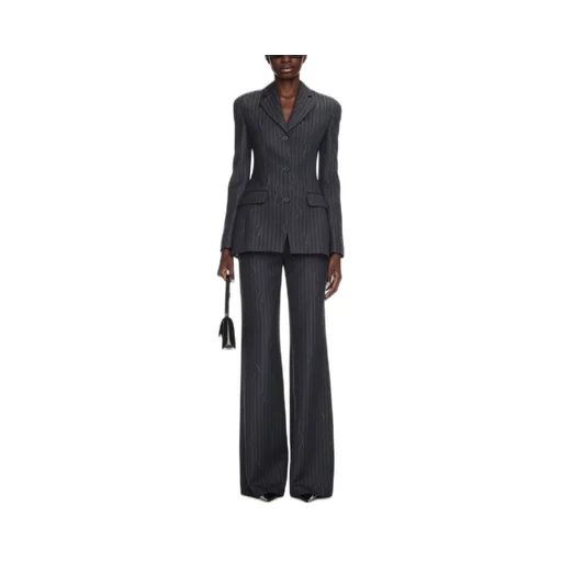 Off-White Single-Breasted Long-Sleeved Blazer