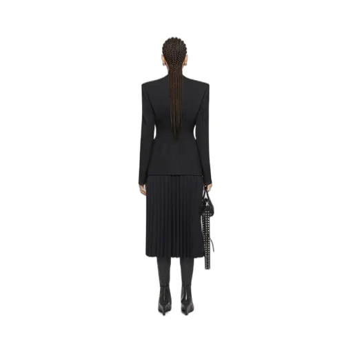 Givenchy 4G Plaque Pleated Midi Skirt