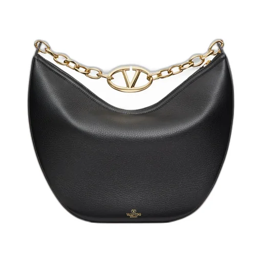 Valentino Garavani Vlogo Moon Zip-Up Medium Shoulder Bag
