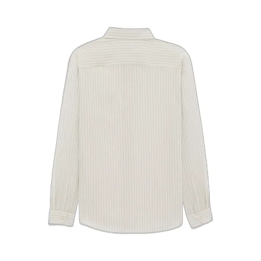 Saint Laurent Striped Long-Sleeved Shirt