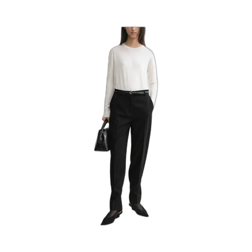 TotÊMe Pressed Crease Tapered-Leg Trousers