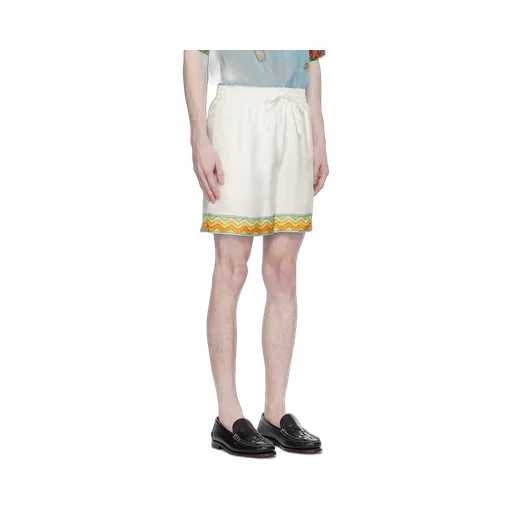 Casablanca Afro Cubism Tennis Club Shorts