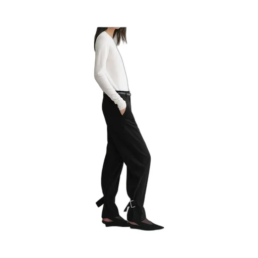 TotÊMe Pressed Crease Tapered-Leg Trousers