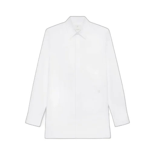 Givenchy 4G Embroidered Long-Sleeved Shirt