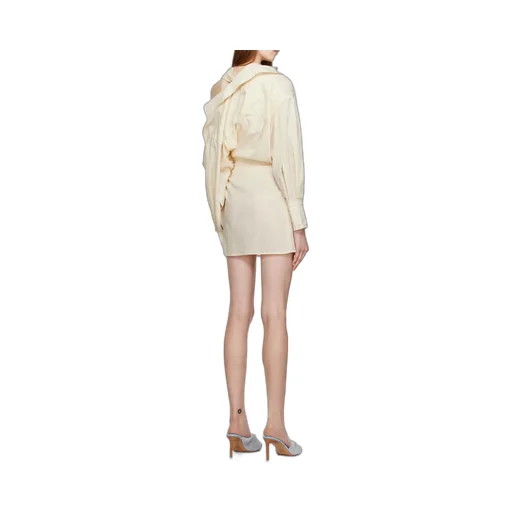 Knot-Detail Shirt Dress