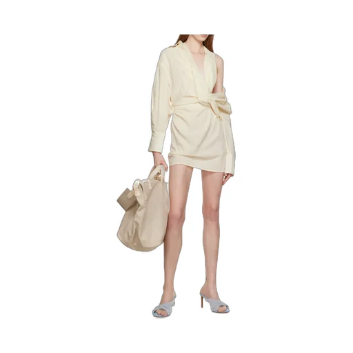 Knot-Detail Shirt Dress