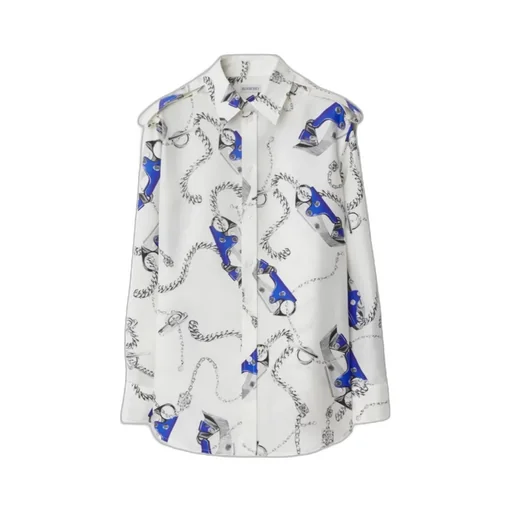 Burberry Graphic Printed Buttoned Shirt