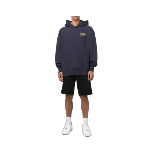 Kenzo Logo Printed Pouch Pocket Hoodie