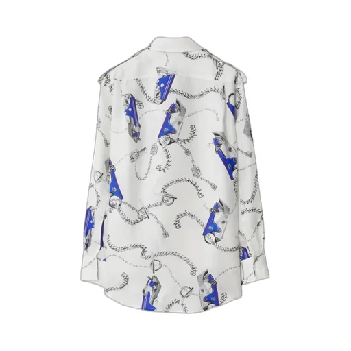 Burberry Graphic Printed Buttoned Shirt