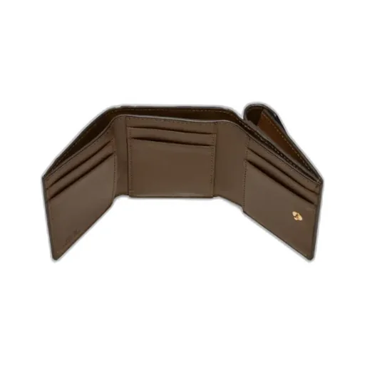 Fendi Ff Monogrammed Tri-Fold Wallet