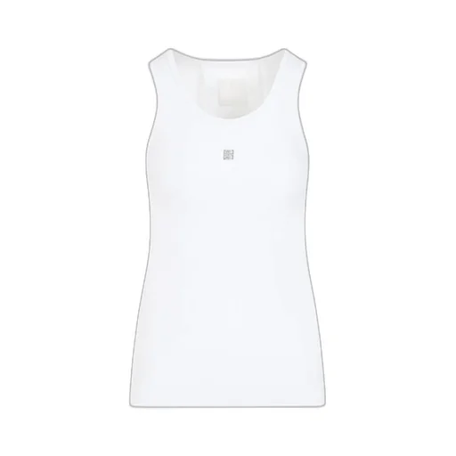 Givenchy 4G Logo Plaque Crewneck Tank Top